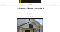 Desktop Screenshot of new.independent-baptist-church.us