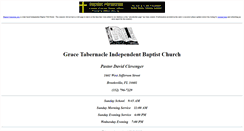 Desktop Screenshot of grace-tabernacle.independent-baptist-church.us
