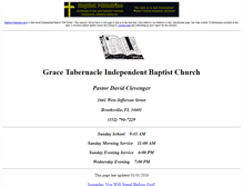Tablet Screenshot of grace-tabernacle.independent-baptist-church.us